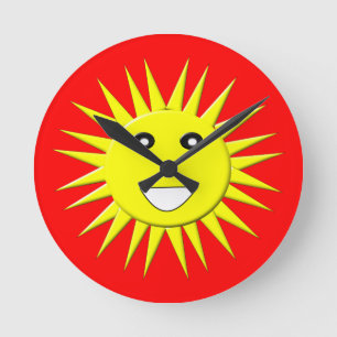 Horloge Ronde Bright Sunshine