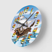 Horloge Ronde Brise-glace (Angle)