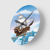 Horloge Ronde Brise-glace (Angle)