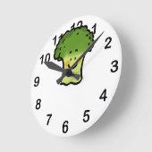 Horloge Ronde brocoli mignon (Angle)