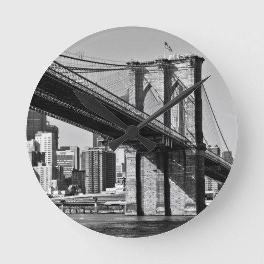 Horloge Ronde Brooklyn Bridge New York City (Recto)
