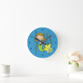 Horloge Ronde Brown Haired Mermaid (Maison)