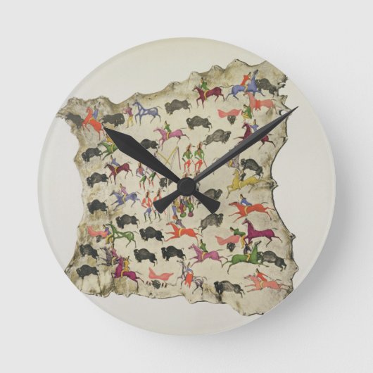 Horloge Ronde Buffalo hunt (Recto)