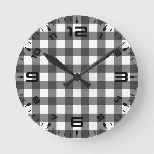 Horloge Ronde Buffle blanc (Recto)