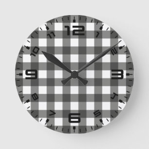 Horloge Ronde Buffle blanc