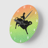 Horloge Ronde Bull Rider (Angle)