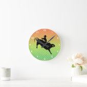 Horloge Ronde Bull Rider (Maison)
