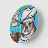 Horloge Ronde Bulldog (Angle)