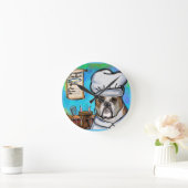 Horloge Ronde Bulldog (Maison)