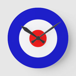 Horloge Ronde Bullseye
