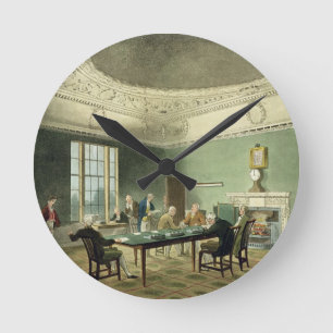 Horloge Ronde Bureau de commerce, du 'microcosme d'Ackermann de