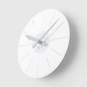 HORLOGE RONDE BUREAU DE LA SÉCURITÉ IMPÉRIEURE