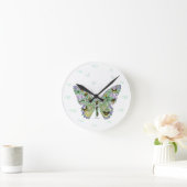 Horloge Ronde Butterfly life cycle (Maison)