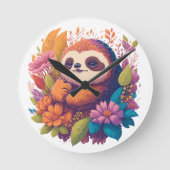 Horloge Ronde Cadeau aux amateurs de fentes (Recto)