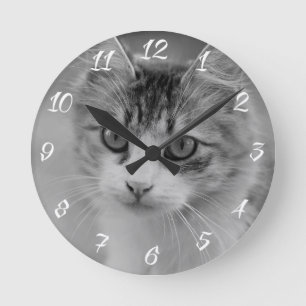 Horloge Ronde Cadeau commémoratif pour animaux de compagnie