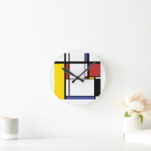 Horloge Ronde Cadeau de flacons - Piet Mondrian (Maison)