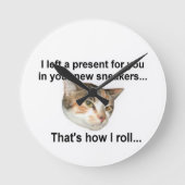 Horloge Ronde Cadeau Kitten (Recto)