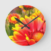 Horloge Ronde Cadran Fleur (Recto)