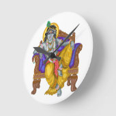 Horloge Ronde Cadran Krishna (Angle)