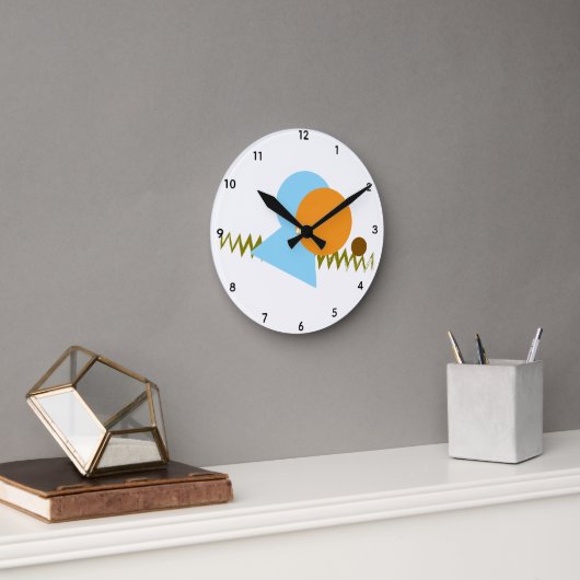 Horloge Ronde Cadran mural céleste équilibré (Bureau)