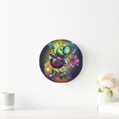 Horloge Ronde Cadran mural disco Ladybug (Maison)