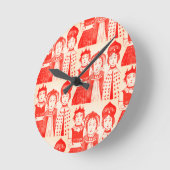 Horloge Ronde Cadran Rond (Angle)