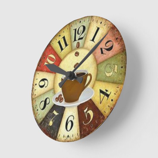Horloge Ronde Café (Angle)