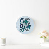 Horloge Ronde Café Et Couper Les Choses (Maison)