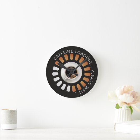 Horloge Ronde Caffeine loading (Maison)