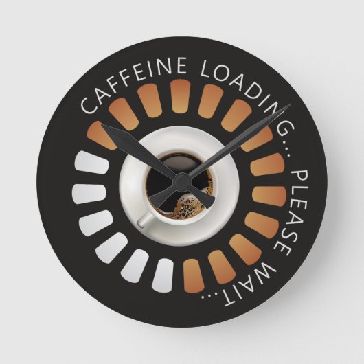 Horloge Ronde Caffeine loading (Recto)