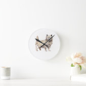 Horloge Ronde Cairn Terrier (Maison)