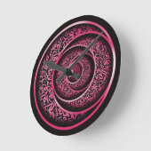Horloge Ronde calligraphie arabe 3d (Angle)