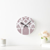 Calligraphie minimaliste gothique rose pâle