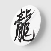 Horloge Ronde Calligraphy (Angle)