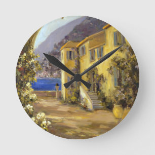 Horloge Ronde Calme latin I