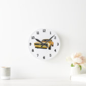 Horloge Ronde Camaro SS : Wall Clock (Maison)