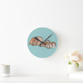 Horloge Ronde Caméra vintage et auto (Maison)