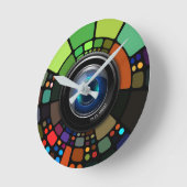 Horloge Ronde Camera Zoom (Angle)