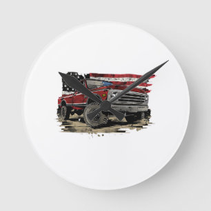 Horloge Ronde Camion de première génération camion vintage camio