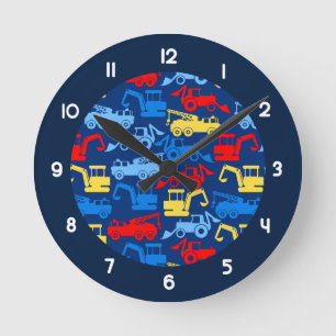 Horloge Ronde Camions de travail