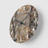 Horloge Ronde Camo Camouflage Hunting Real Tree Hunt Wall Clock (Angle)