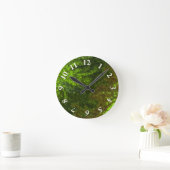 Horloge Ronde Camo Feuille de Woodland (Maison)