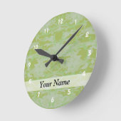 Horloge Ronde Camo vert (Angle)