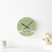 Horloge Ronde Camo vert (Maison)