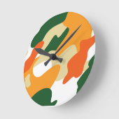 Horloge Ronde camouflage (Angle)