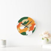 Horloge Ronde camouflage (Maison)