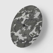 Horloge Ronde Camouflage (Angle)
