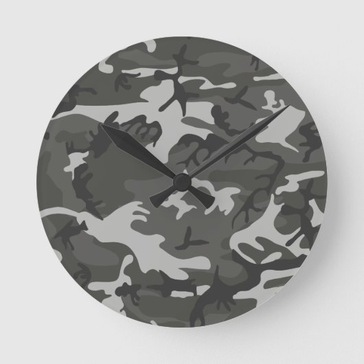 Horloge Ronde Camouflage (Recto)