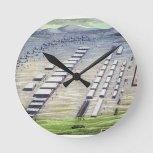 Horloge Ronde Camp romain dans le Celtic Germania, comme décrit