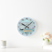 Horloge Ronde Camper Trailer Clock  (Maison)